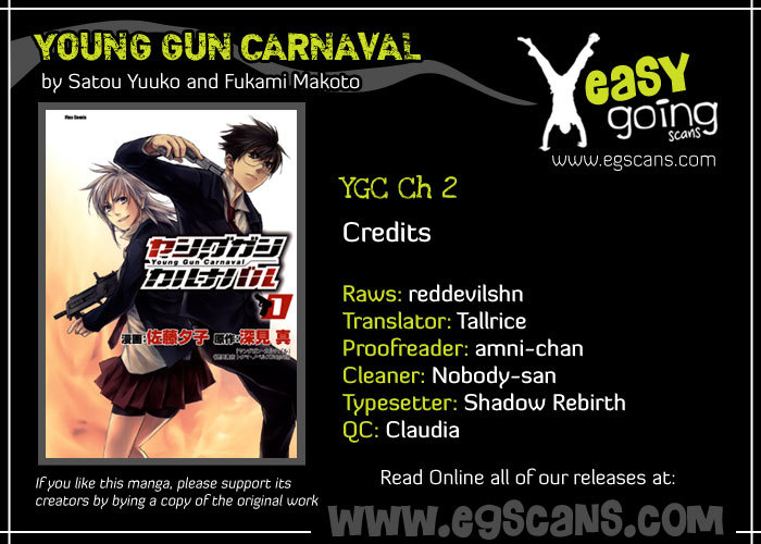Young Gun Carnaval Chapter 2 page 1 - Chapter 2: Days of Many Worries