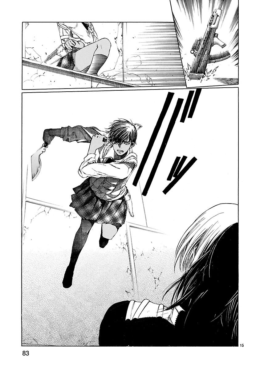 Young Gun Carnaval Chapter 21 page 16 - Chapter 21: The Twin Irises Glowing like Full Moons in the Darkness, Part 1