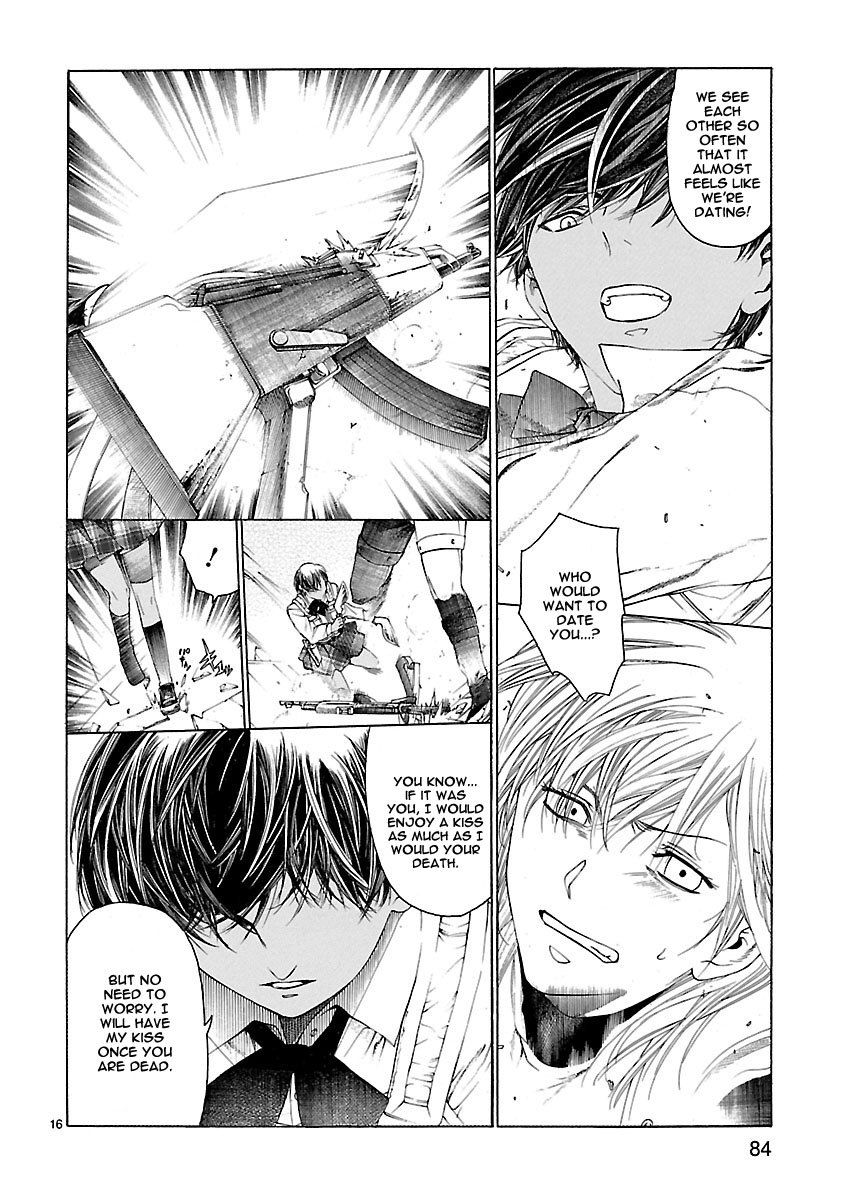 Young Gun Carnaval Chapter 21 page 17 - Chapter 21: The Twin Irises Glowing like Full Moons in the Darkness, Part 1