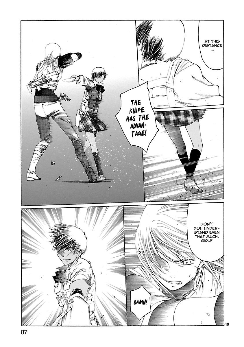 Young Gun Carnaval Chapter 21 page 20 - Chapter 21: The Twin Irises Glowing like Full Moons in the Darkness, Part 1