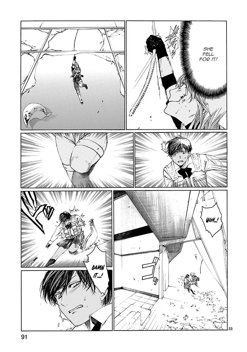 Young Gun Carnaval Chapter 21 page 24 - Chapter 21: The Twin Irises Glowing like Full Moons in the Darkness, Part 1