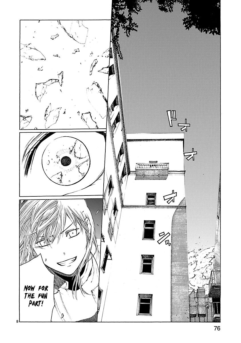 Young Gun Carnaval Chapter 21 page 9 - Chapter 21: The Twin Irises Glowing like Full Moons in the Darkness, Part 1