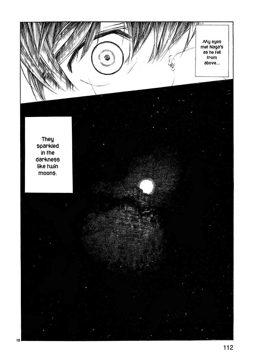 Young Gun Carnaval Chapter 22 page 19 - Chapter 22: The Twin Irises Glowing like Full Moons in the Darkness, Part 2