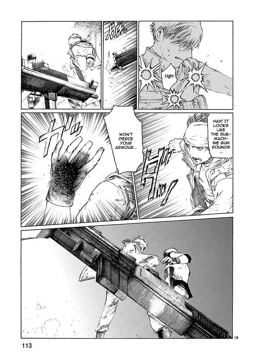 Young Gun Carnaval Chapter 22 page 20 - Chapter 22: The Twin Irises Glowing like Full Moons in the Darkness, Part 2