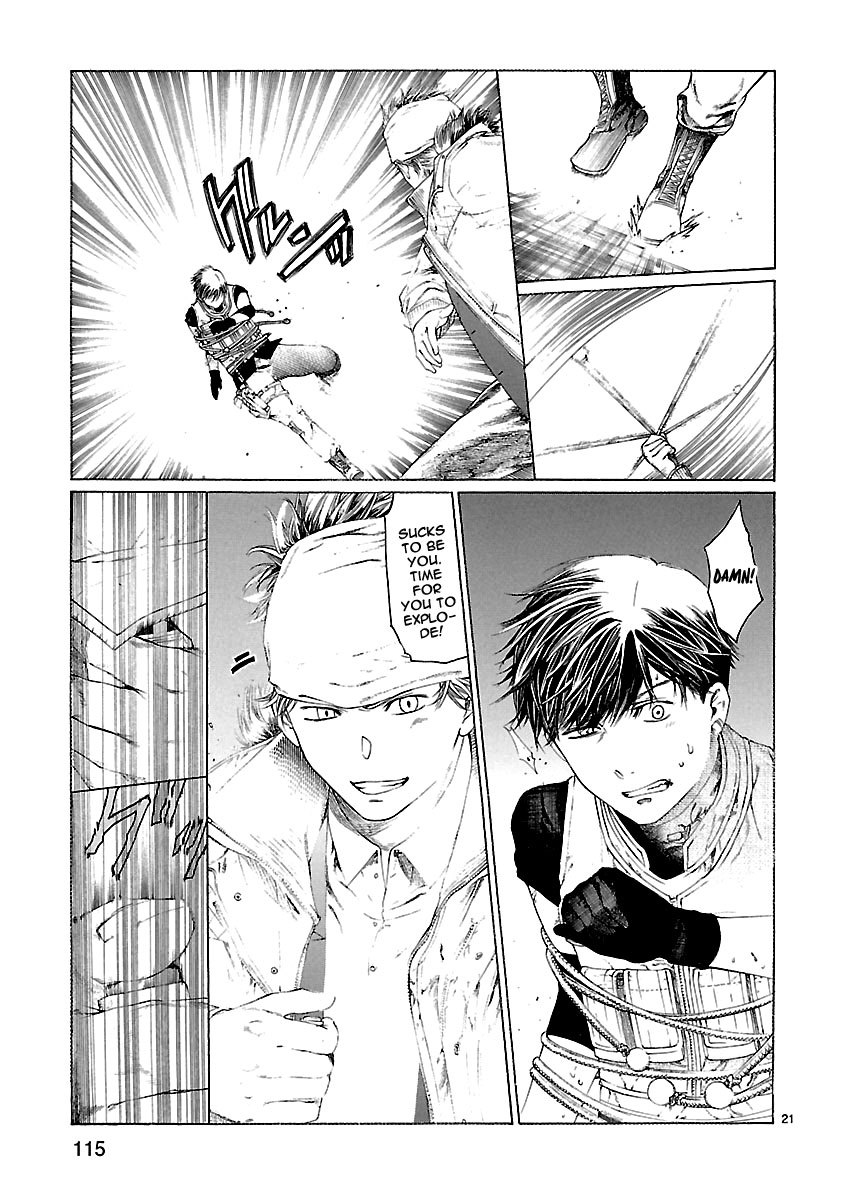 Young Gun Carnaval Chapter 22 page 22 - Chapter 22: The Twin Irises Glowing like Full Moons in the Darkness, Part 2