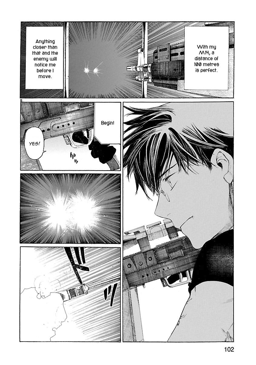 Young Gun Carnaval Chapter 22 page 9 - Chapter 22: The Twin Irises Glowing like Full Moons in the Darkness, Part 2