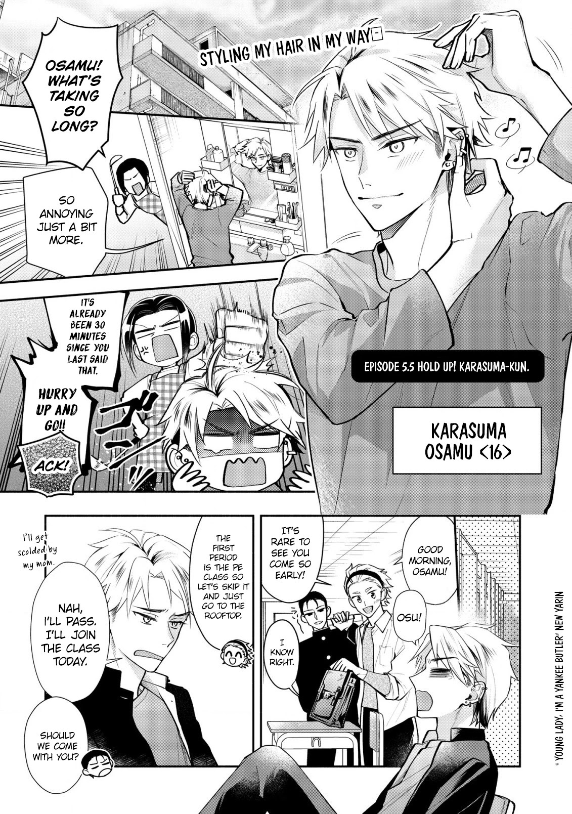 Young Lady, I'm a Yankee Butler Chapter 5.5 page 4 - Chapter 5.5