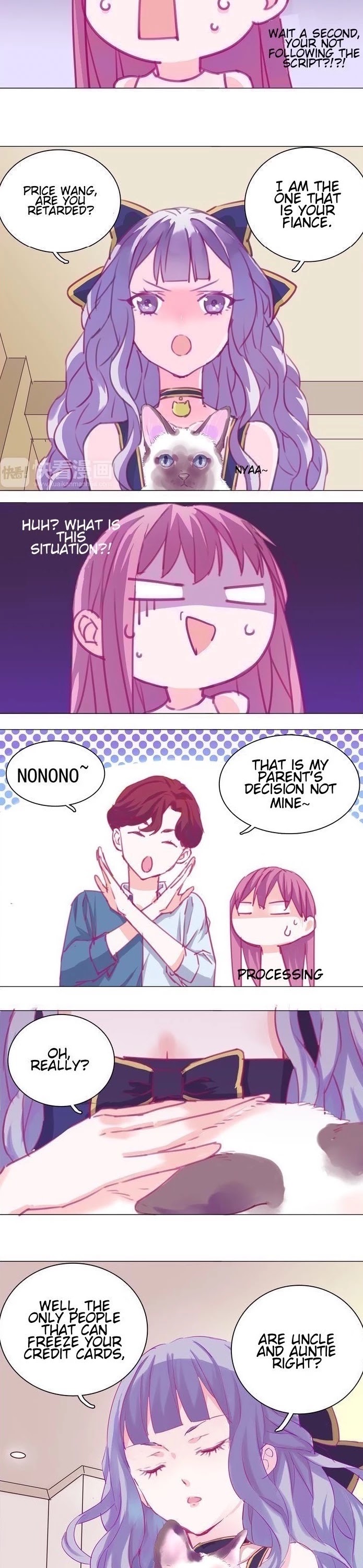 You're So Noisy! Please Give Me a Peace of Mind Chapter 14 page 3 - Chapter 14: Real Fancee? Fake Fiancee?