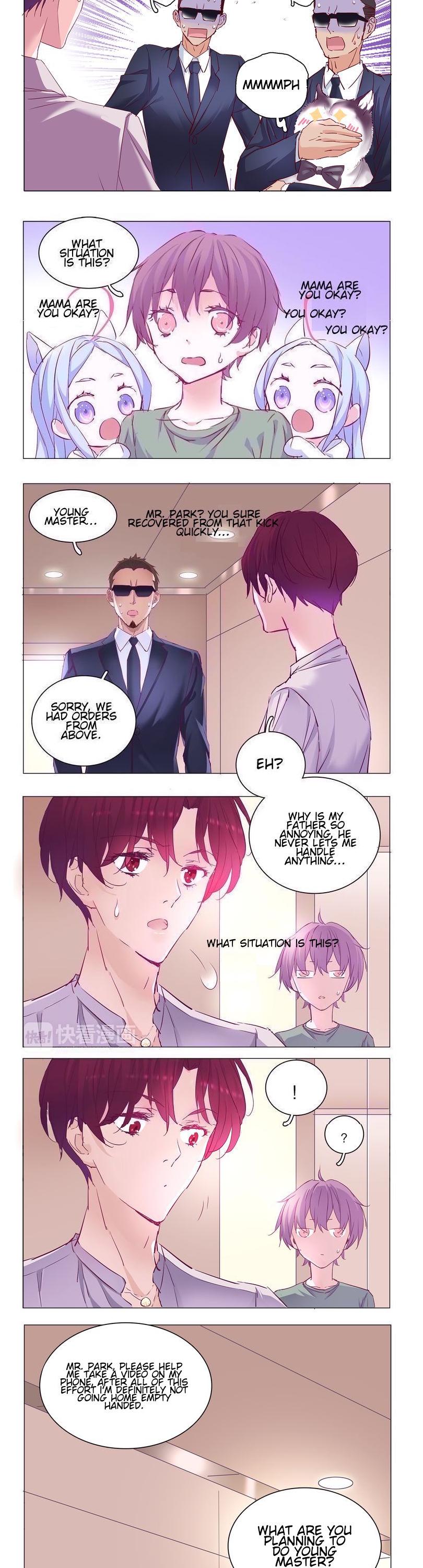 You're So Noisy! Please Give Me a Peace of Mind Chapter 8 page 9 - Chapter 8: Mama's heroic kick to the enemy's crotch