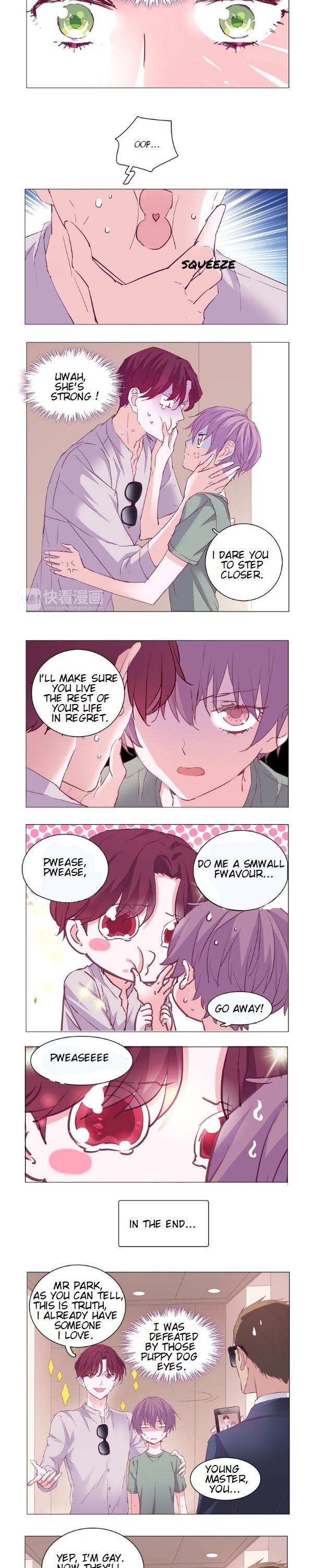 You're So Noisy! Please Give Me a Peace of Mind Chapter 9 page 2 - Chapter 9: Those puppy dog eyes