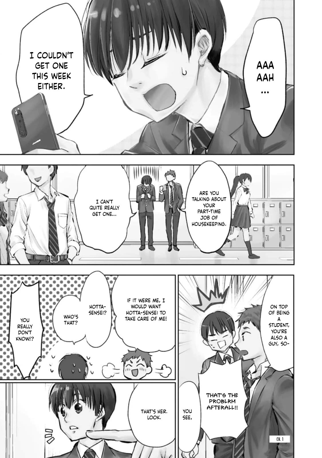 You're So Sloppy, Hotta-sensei! Chapter 1 page 5 - Chapter 1: ♥ Nice to meet you, Hotta-sensei