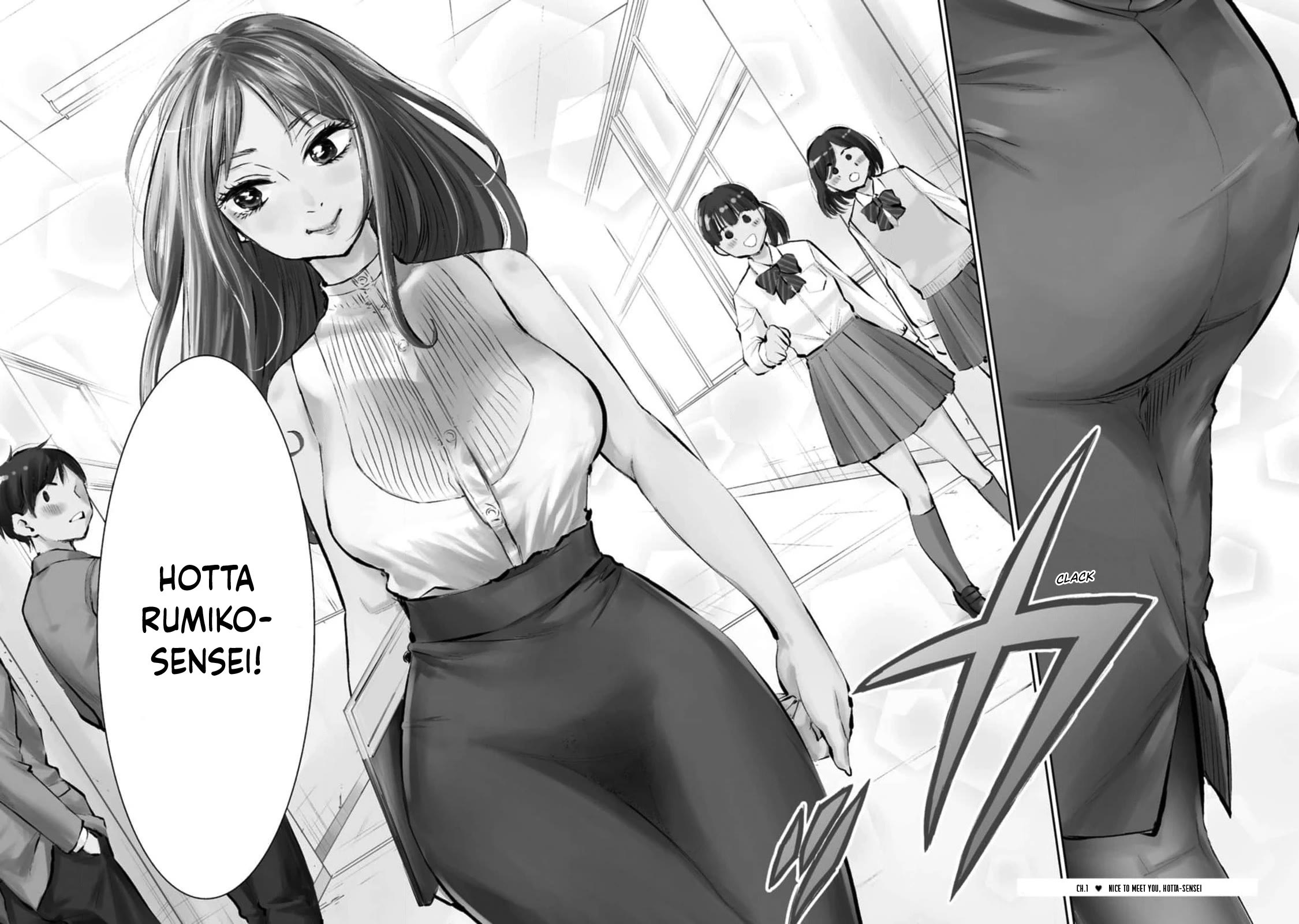 You're So Sloppy, Hotta-sensei! Chapter 1 page 6 - Chapter 1: ♥ Nice to meet you, Hotta-sensei