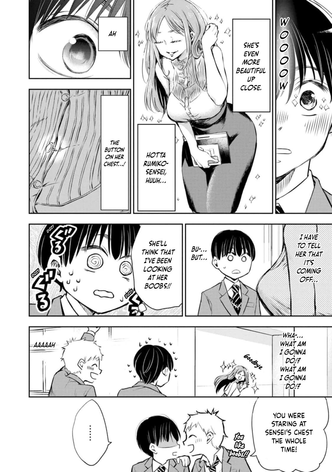 You're So Sloppy, Hotta-sensei! Chapter 1 page 9 - Chapter 1: ♥ Nice to meet you, Hotta-sensei