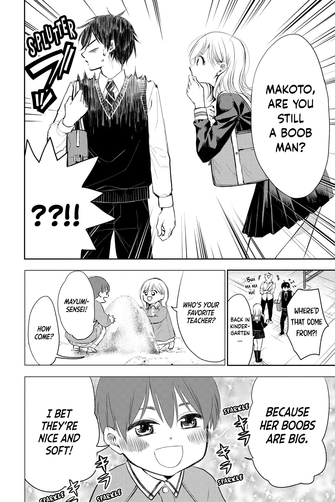 You're So Sloppy, Hotta-sensei! Chapter 12 page 6 - Chapter 12: I Caught a Glimpse, Haru-chan
