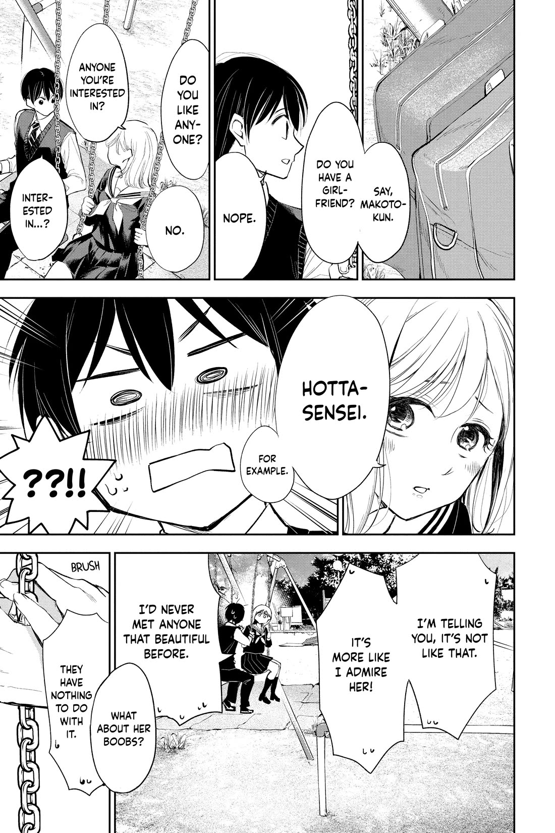 You're So Sloppy, Hotta-sensei! Chapter 12 page 9 - Chapter 12: I Caught a Glimpse, Haru-chan