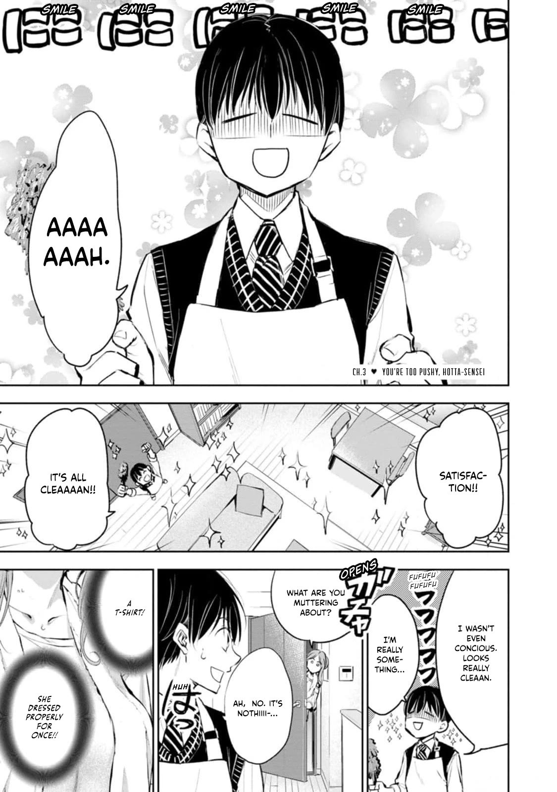 You're So Sloppy, Hotta-sensei! Chapter 3 page 2 - Chapter 3: ♥ You're too Pushy, Hotta-sensei
