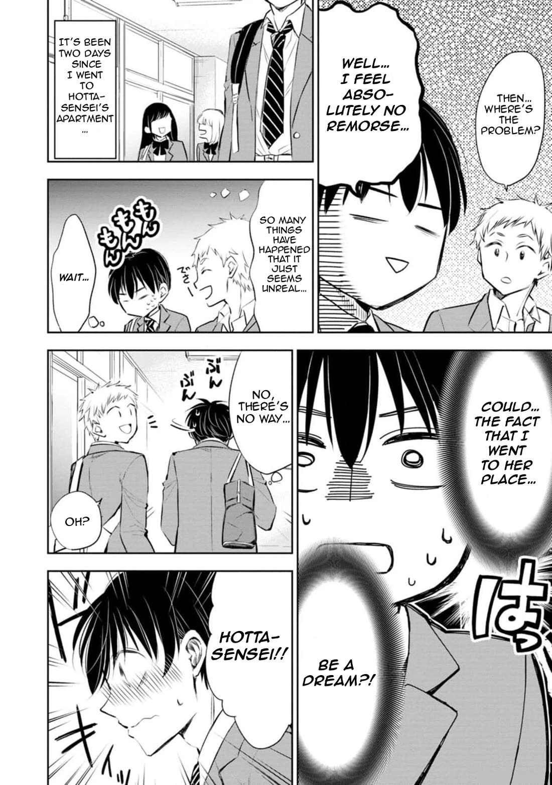 You're So Sloppy, Hotta-sensei! Chapter 4 page 4 - Chapter 4: This is intense Hotta-Sensei!