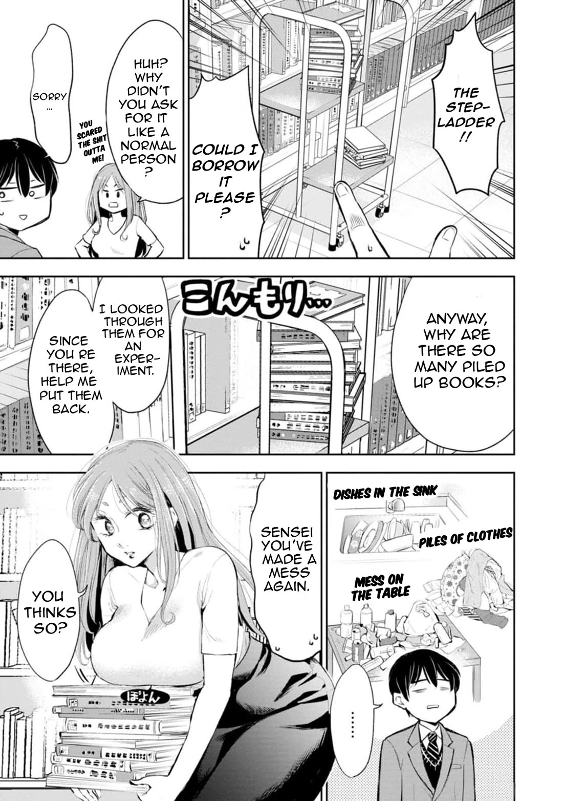 You're So Sloppy, Hotta-sensei! Chapter 8 page 5 - Chapter 8: You’re too close Hotta-Sensei!
