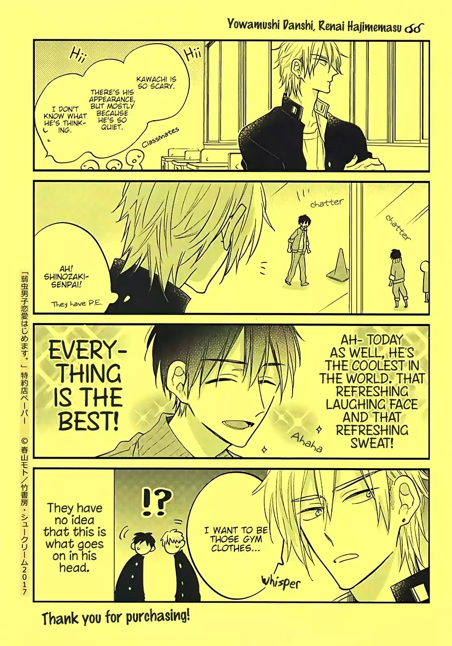 Yowamushi Danshi, Renai Hajimemasu Chapter 6.5 page 15 - Chapter: Extra [END]