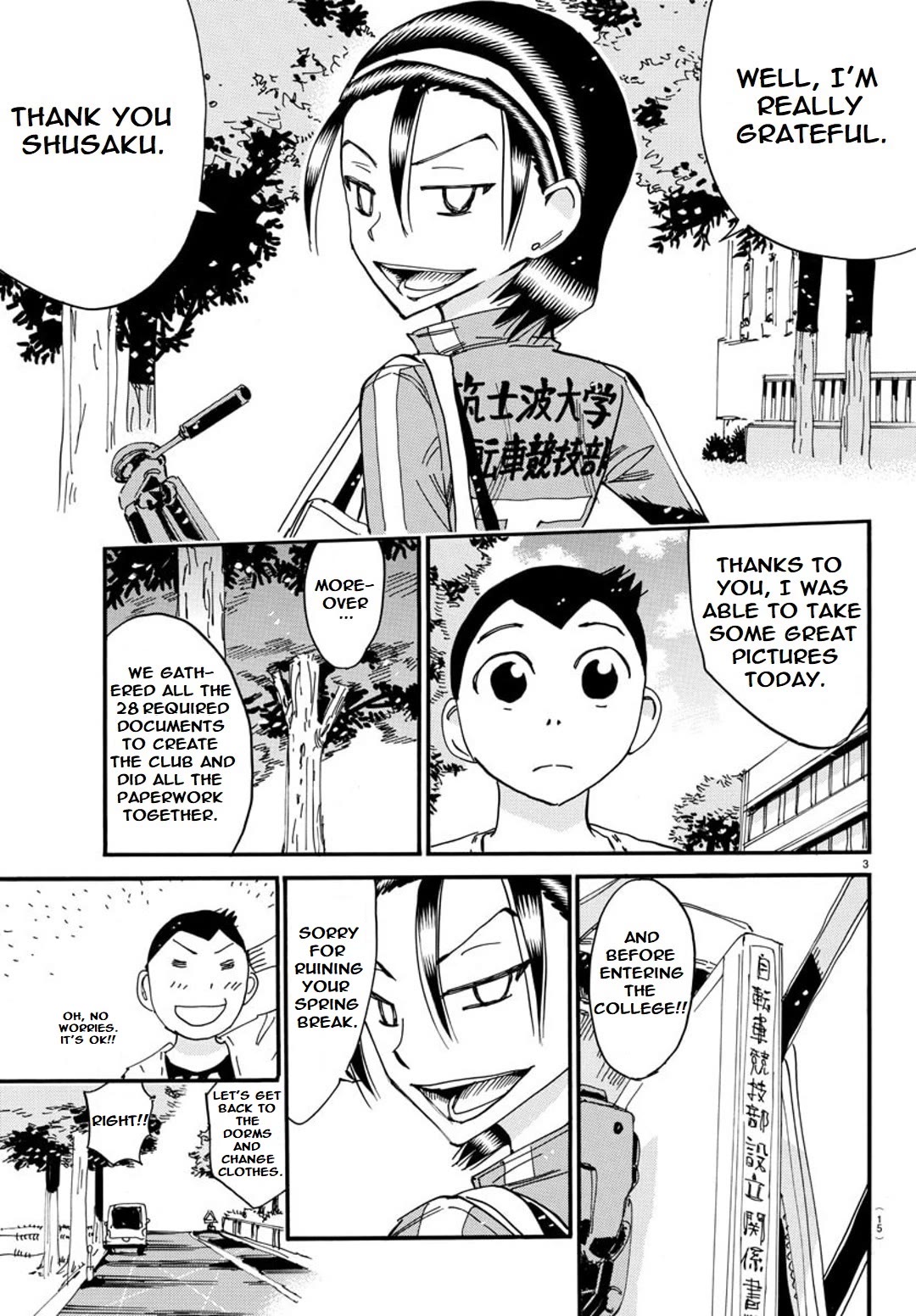 Yowamushi Pedal - Spare Bike Chapter 100 page 9 - Chapter 100: Tsukushiba University 6