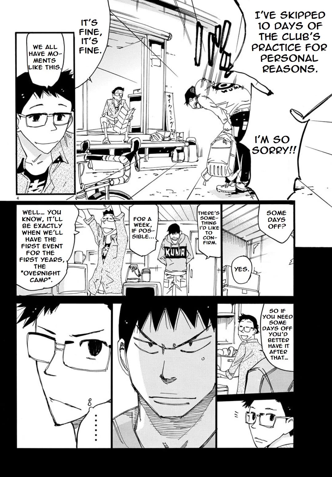 Yowamushi Pedal - Spare Bike Chapter 101 page 4 - Chapter 101: Tsukushiba University 7