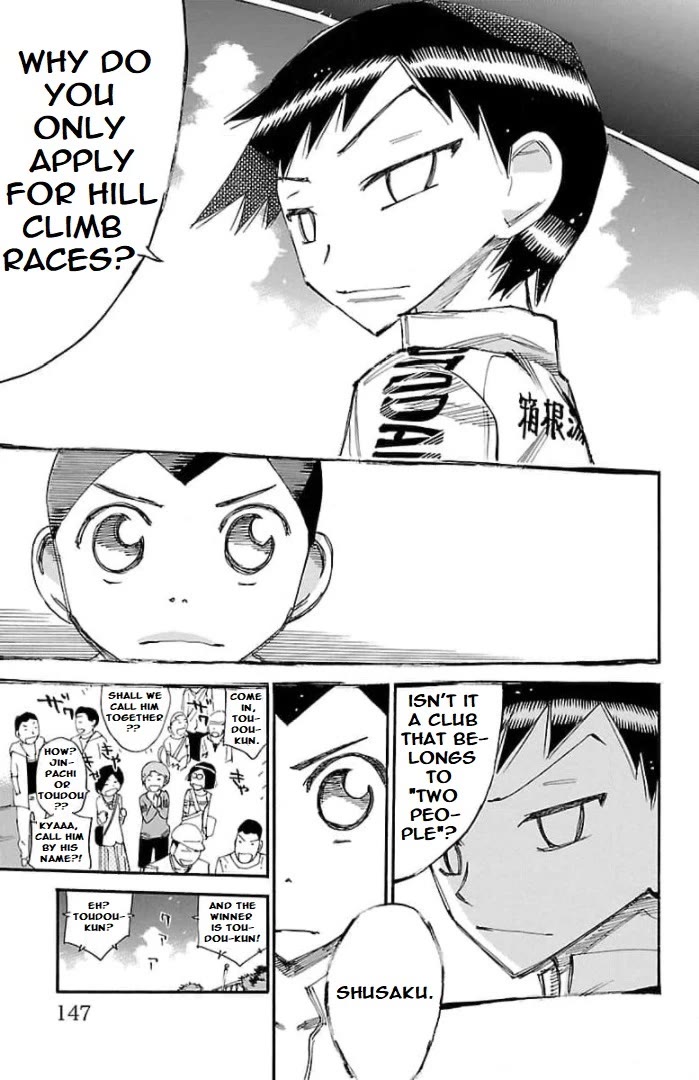 Yowamushi Pedal - Spare Bike Chapter 104 page 7 - Chapter 104: Toudou Jinpachi 7