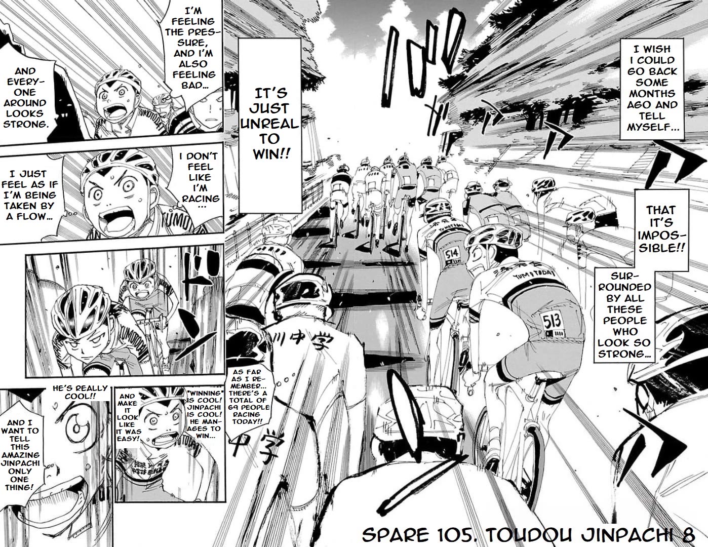 Yowamushi Pedal - Spare Bike Chapter 105 page 3 - Chapter 105: Toudou Jinpachi 8
