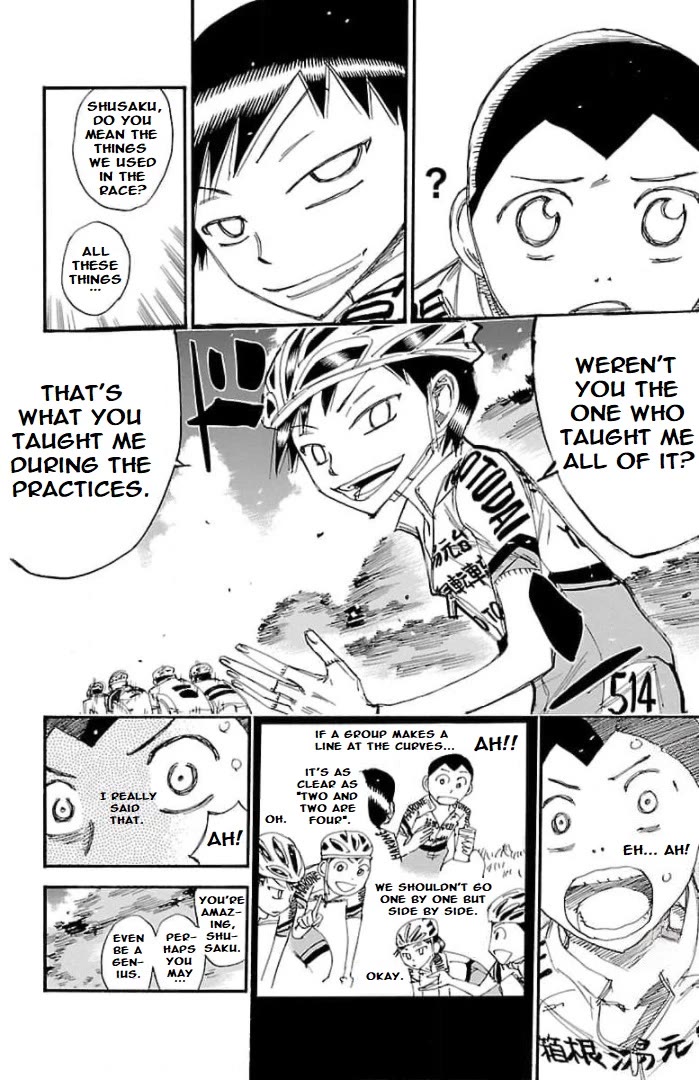 Yowamushi Pedal - Spare Bike Chapter 105 page 9 - Chapter 105: Toudou Jinpachi 8