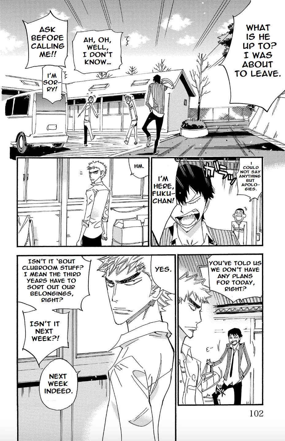 Yowamushi Pedal - Spare Bike Chapter 106 page 3 - Chapter 106: Arakita Yasutomo 5 "Gloves I"