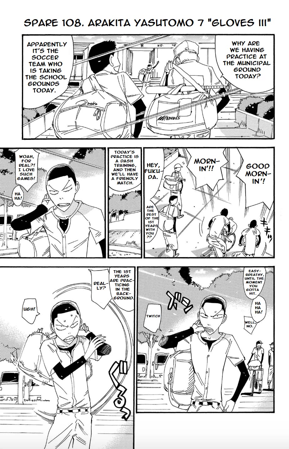 Yowamushi Pedal - Spare Bike Chapter 108 page 2 - Chapter 108: Arakita Yasutomo 7 "Gloves III"