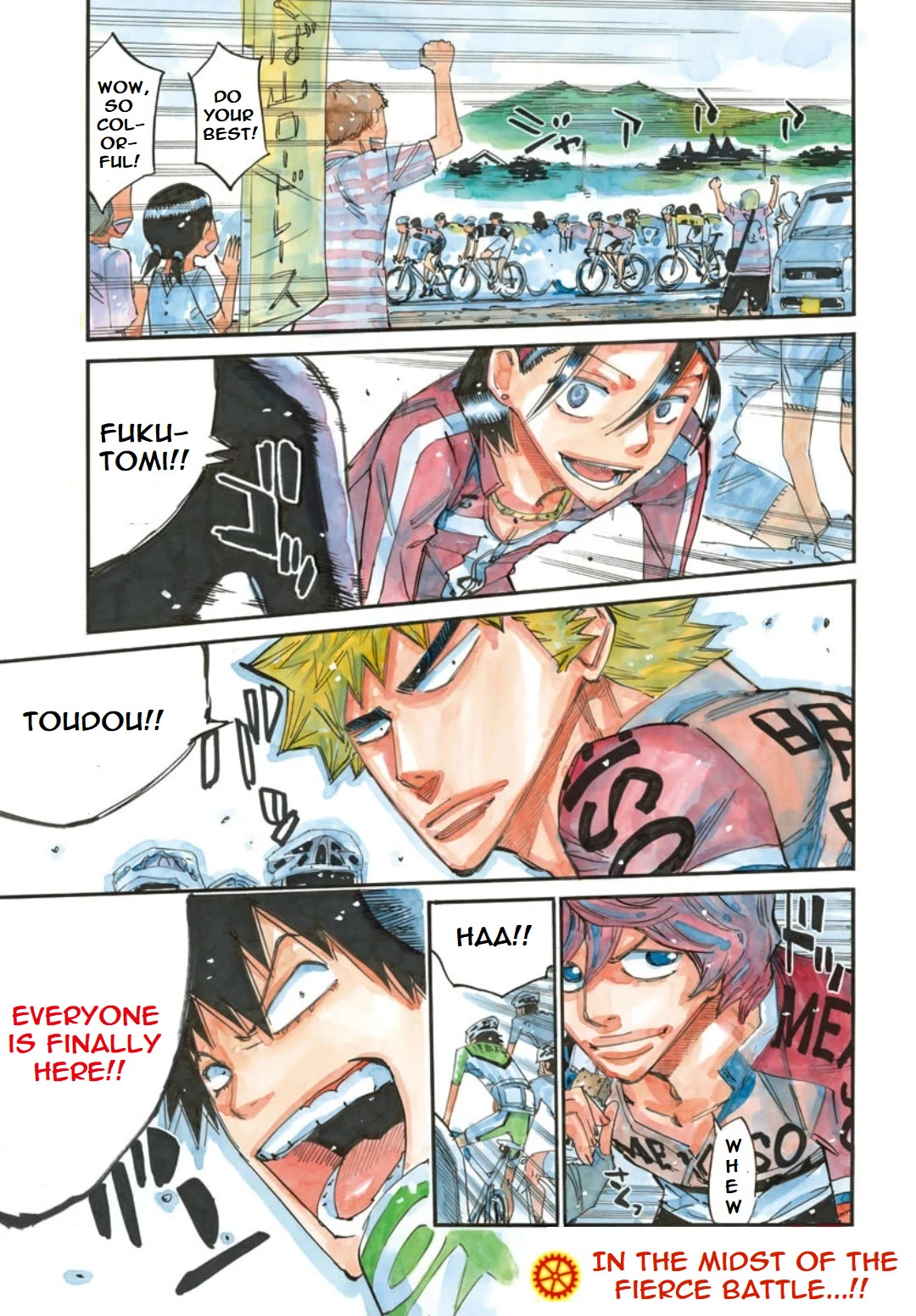 Yowamushi Pedal - Spare Bike Chapter 113 page 1 - Chapter 113: Mount Tsukuba 2 "Four People"