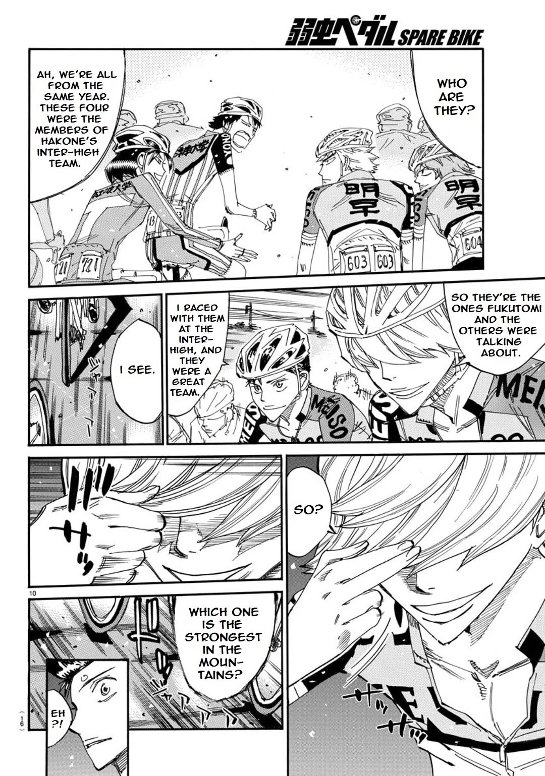 Yowamushi Pedal - Spare Bike Chapter 113 page 11 - Chapter 113: Mount Tsukuba 2 "Four People"