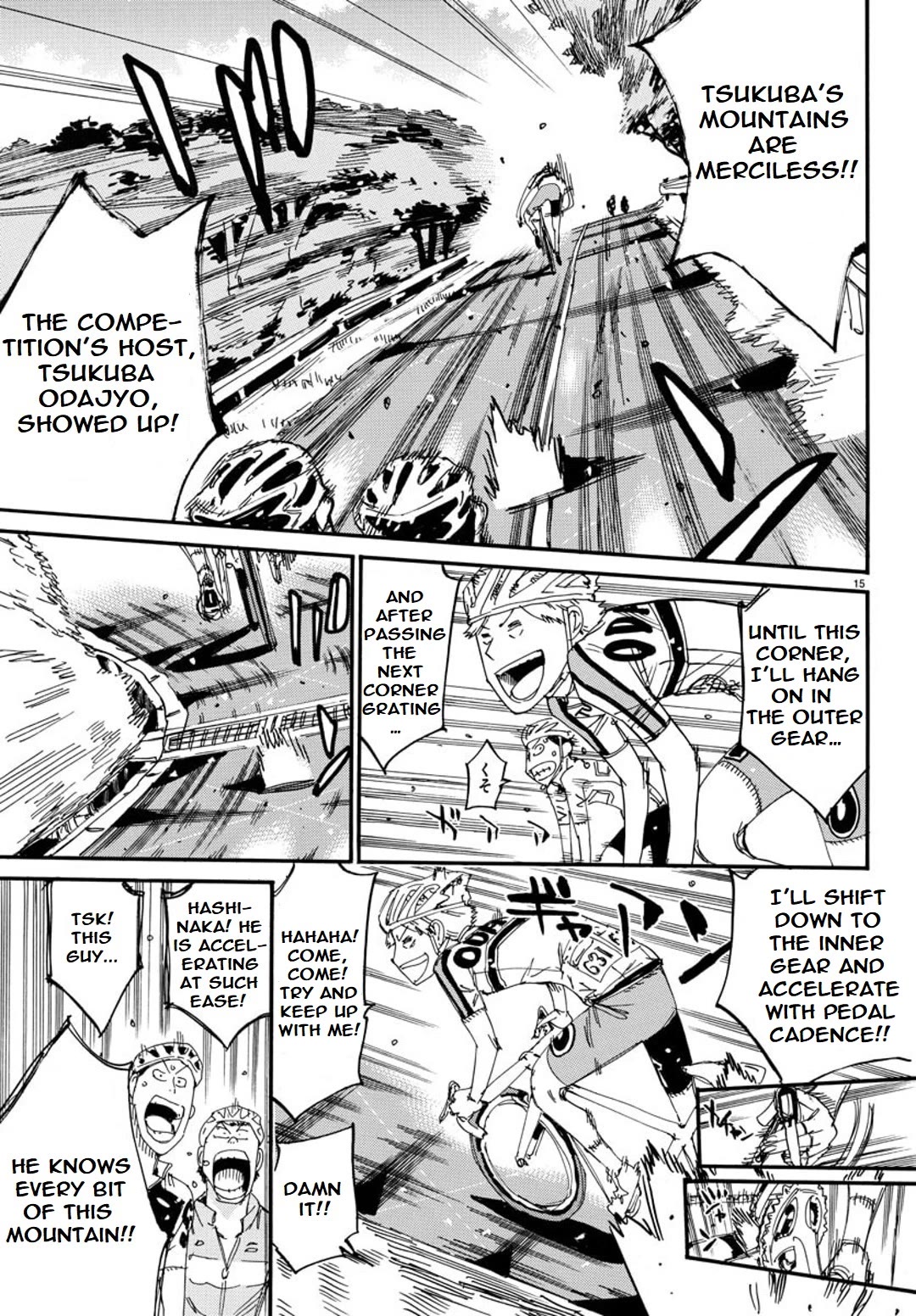 Yowamushi Pedal - Spare Bike Chapter 113 page 16 - Chapter 113: Mount Tsukuba 2 "Four People"