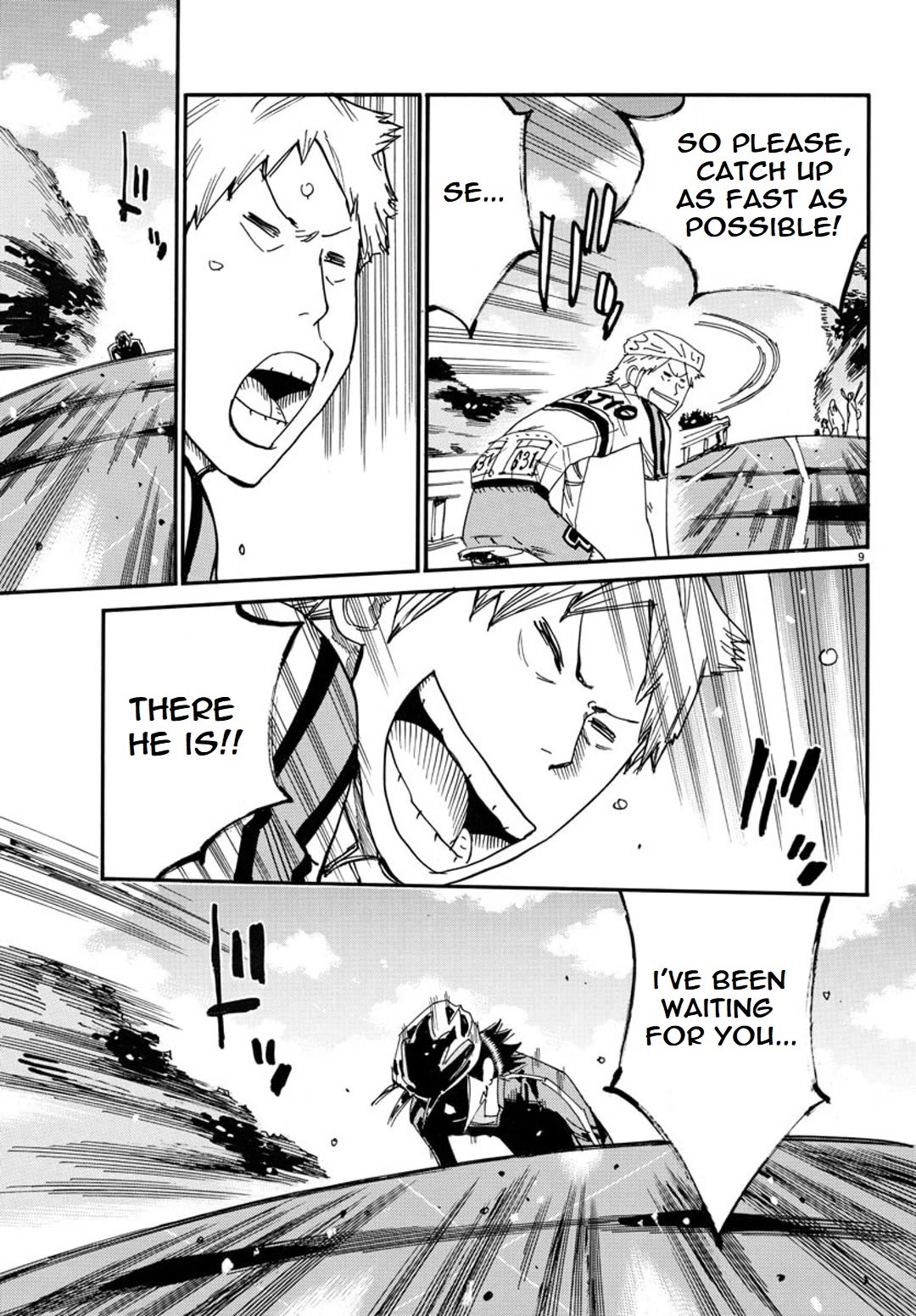 Yowamushi Pedal - Spare Bike Chapter 114 page 9 - Chapter 114: Mount Tsukuba 3 "Red Jersey"