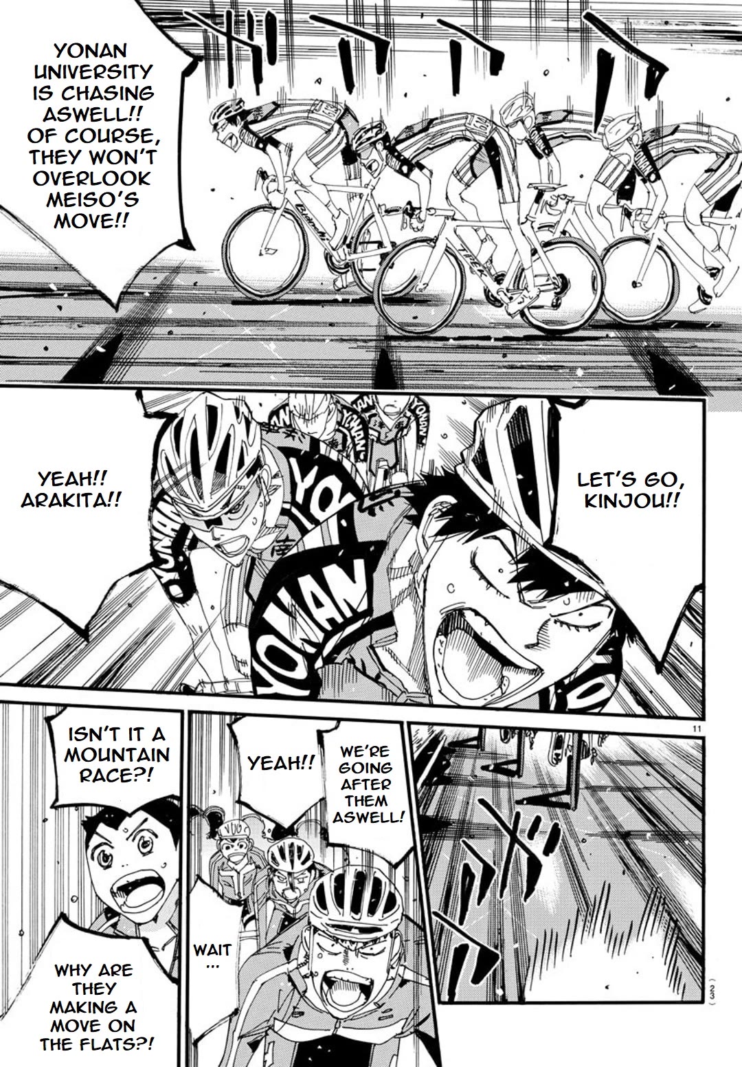 Yowamushi Pedal - Spare Bike Chapter 116 page 11 - Chapter 116: Mount Tsukuba 5 "Not the Ace"