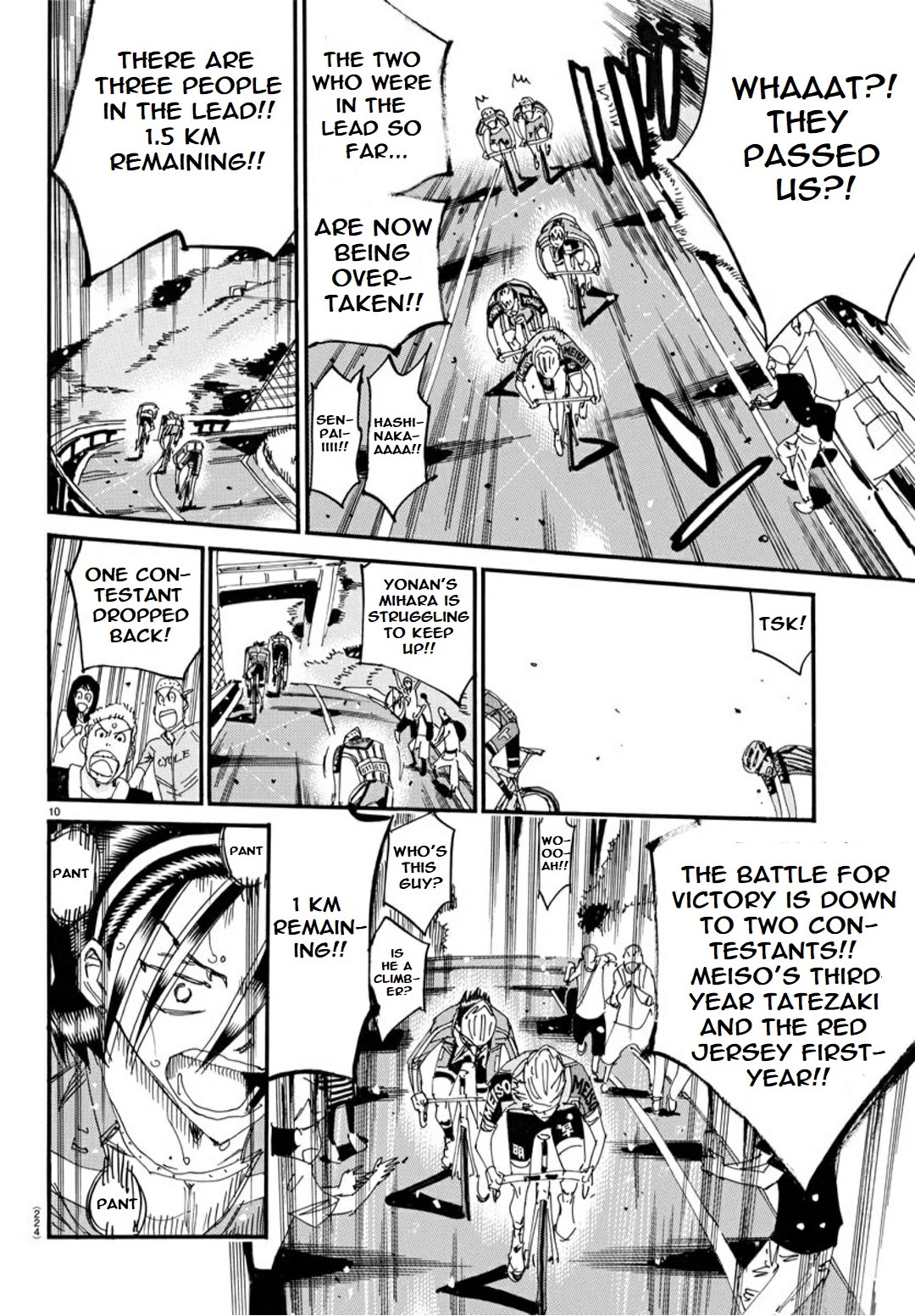 Yowamushi Pedal - Spare Bike Chapter 118 page 10 - Chapter 118: Mount Tsukuba 7 "Conclusion"