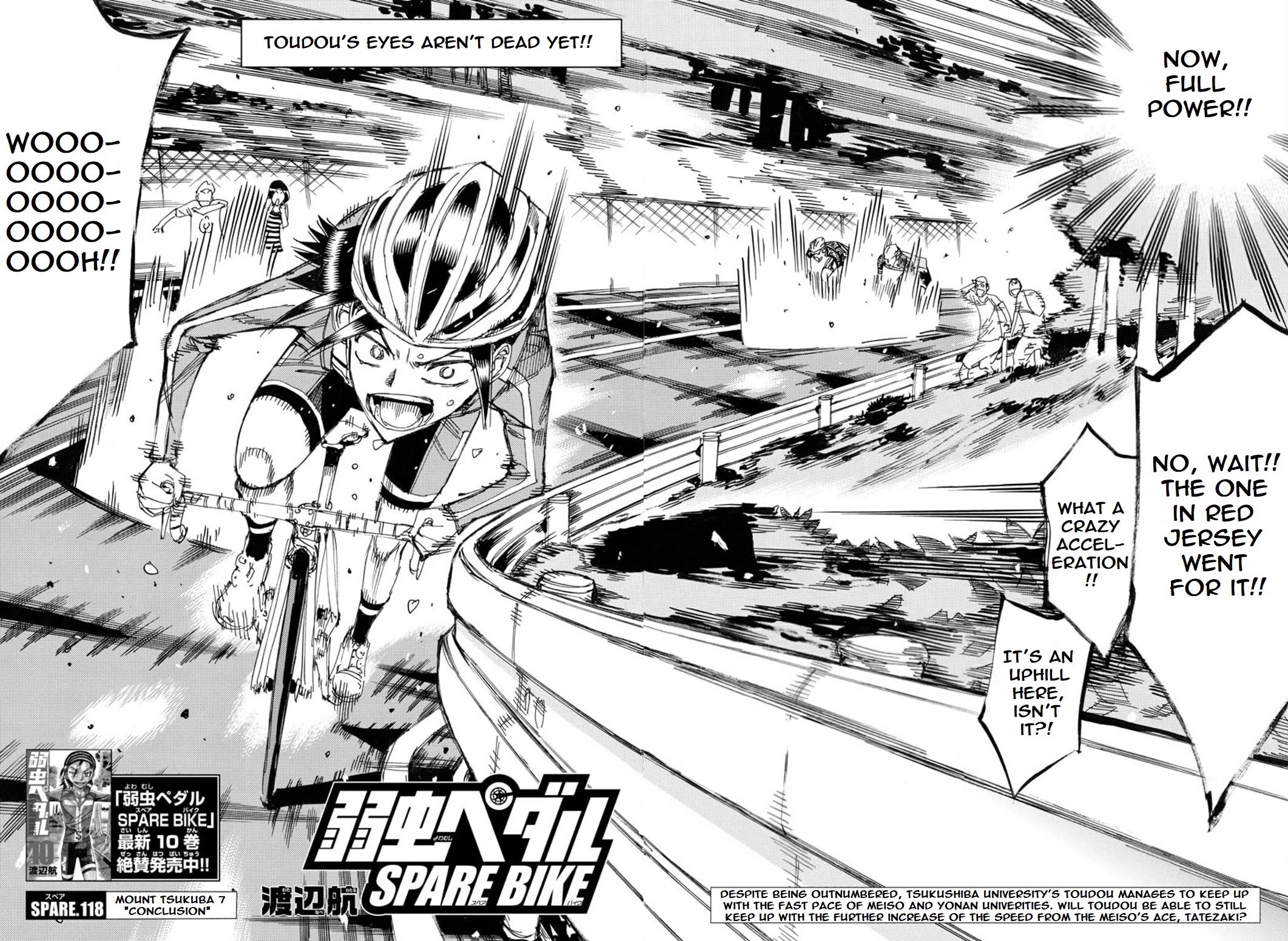 Yowamushi Pedal - Spare Bike Chapter 118 page 3 - Chapter 118: Mount Tsukuba 7 "Conclusion"