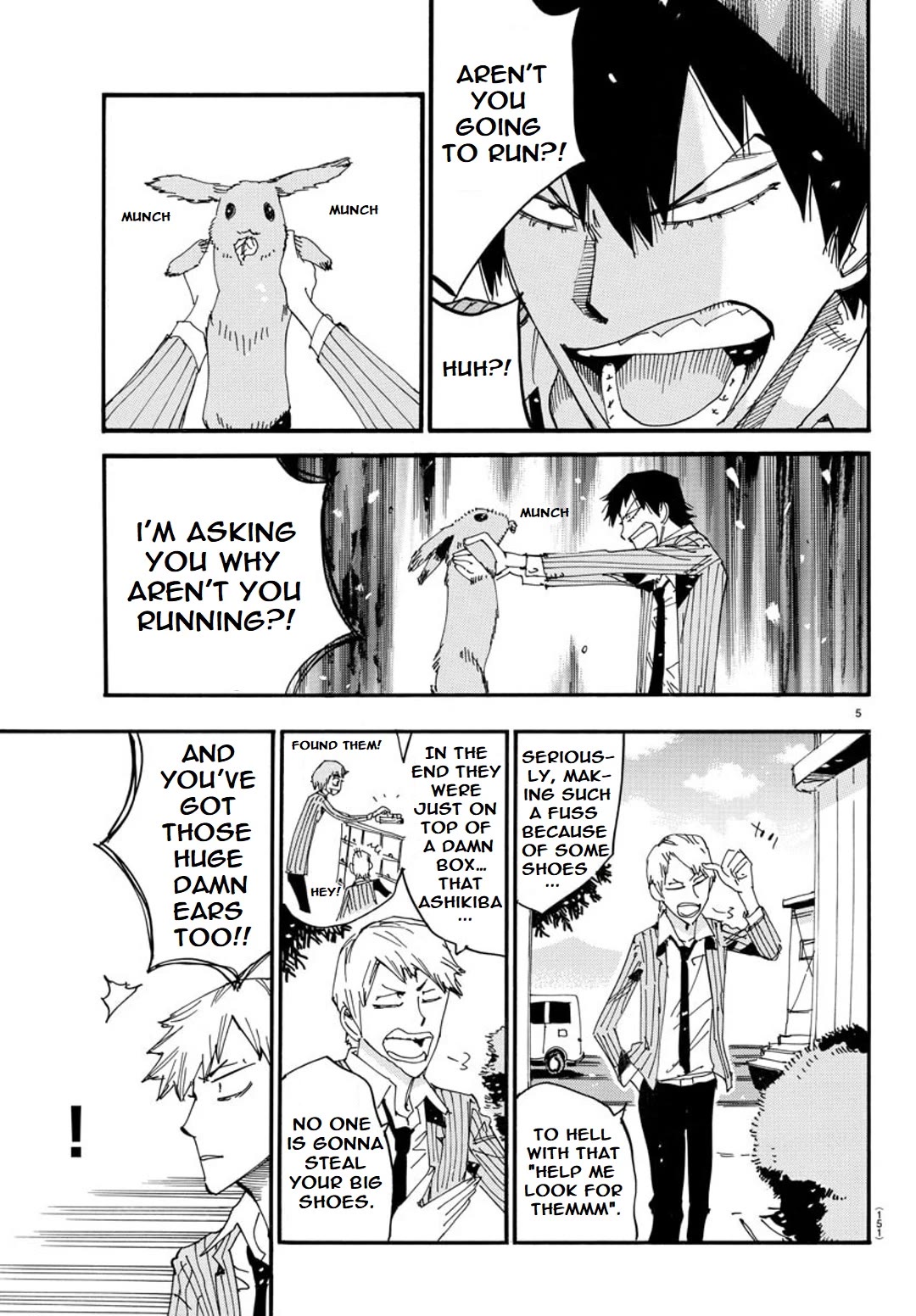 Yowamushi Pedal - Spare Bike Chapter 120 page 5 - Chapter 120: Usakichi 2 "Sniffing"