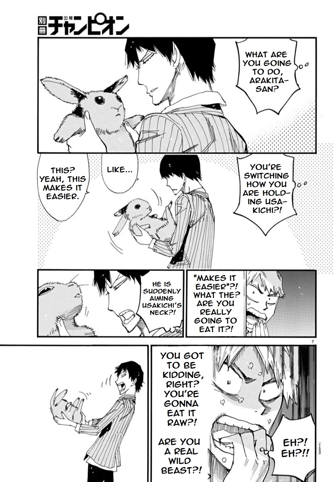 Yowamushi Pedal - Spare Bike Chapter 120 page 7 - Chapter 120: Usakichi 2 "Sniffing"