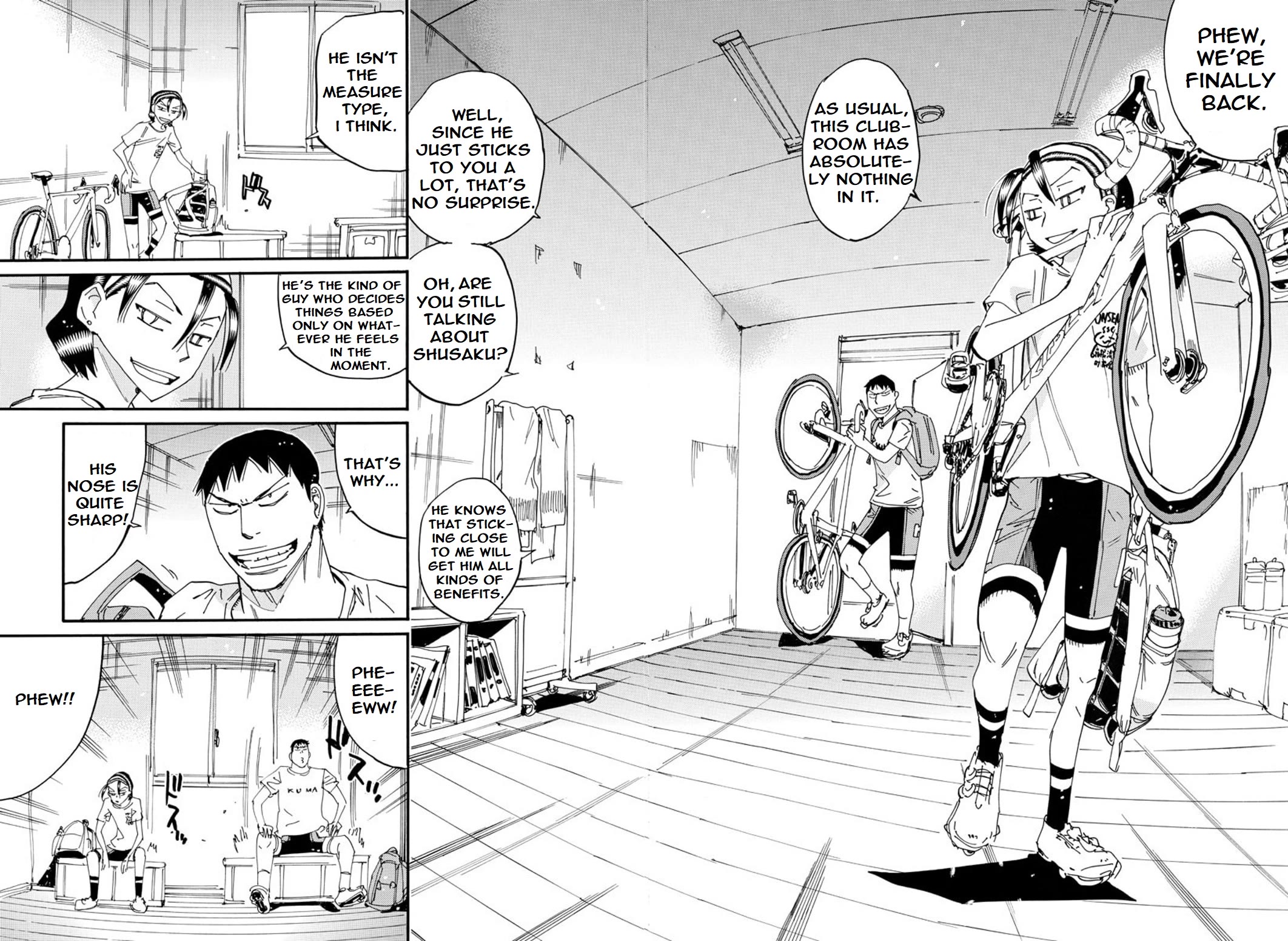 Yowamushi Pedal - Spare Bike Chapter 121 page 6 - Chapter 121: Eating House 1 "Way Back"