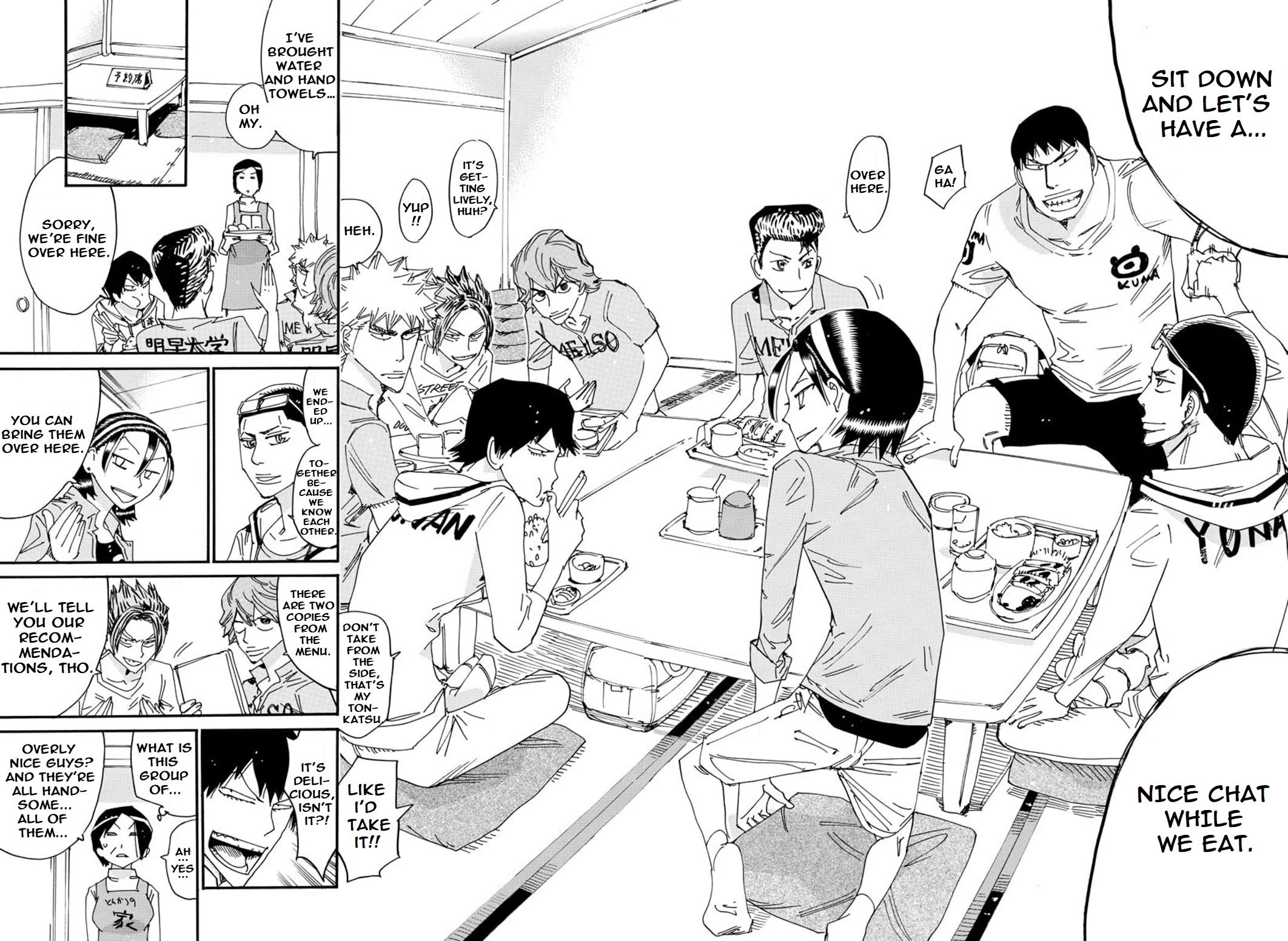 Yowamushi Pedal - Spare Bike Chapter 122 page 10 - Chapter 122: Eating House 2 "Tonkatsu"