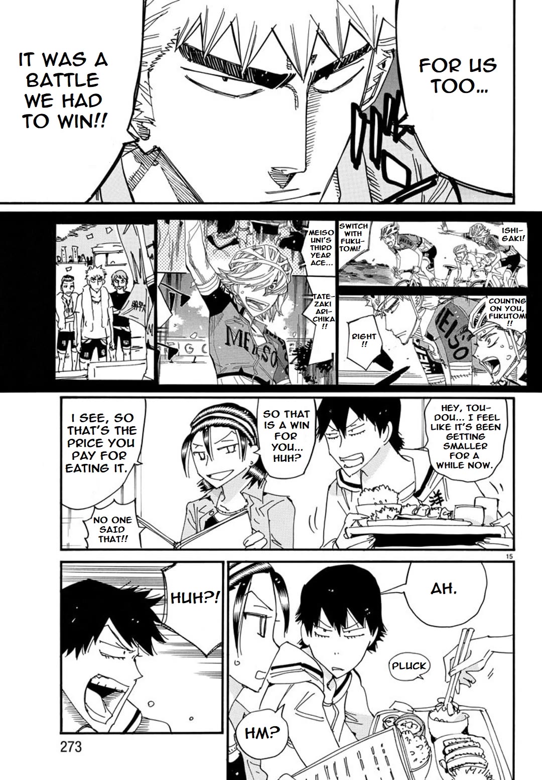 Yowamushi Pedal - Spare Bike Chapter 122 page 14 - Chapter 122: Eating House 2 "Tonkatsu"