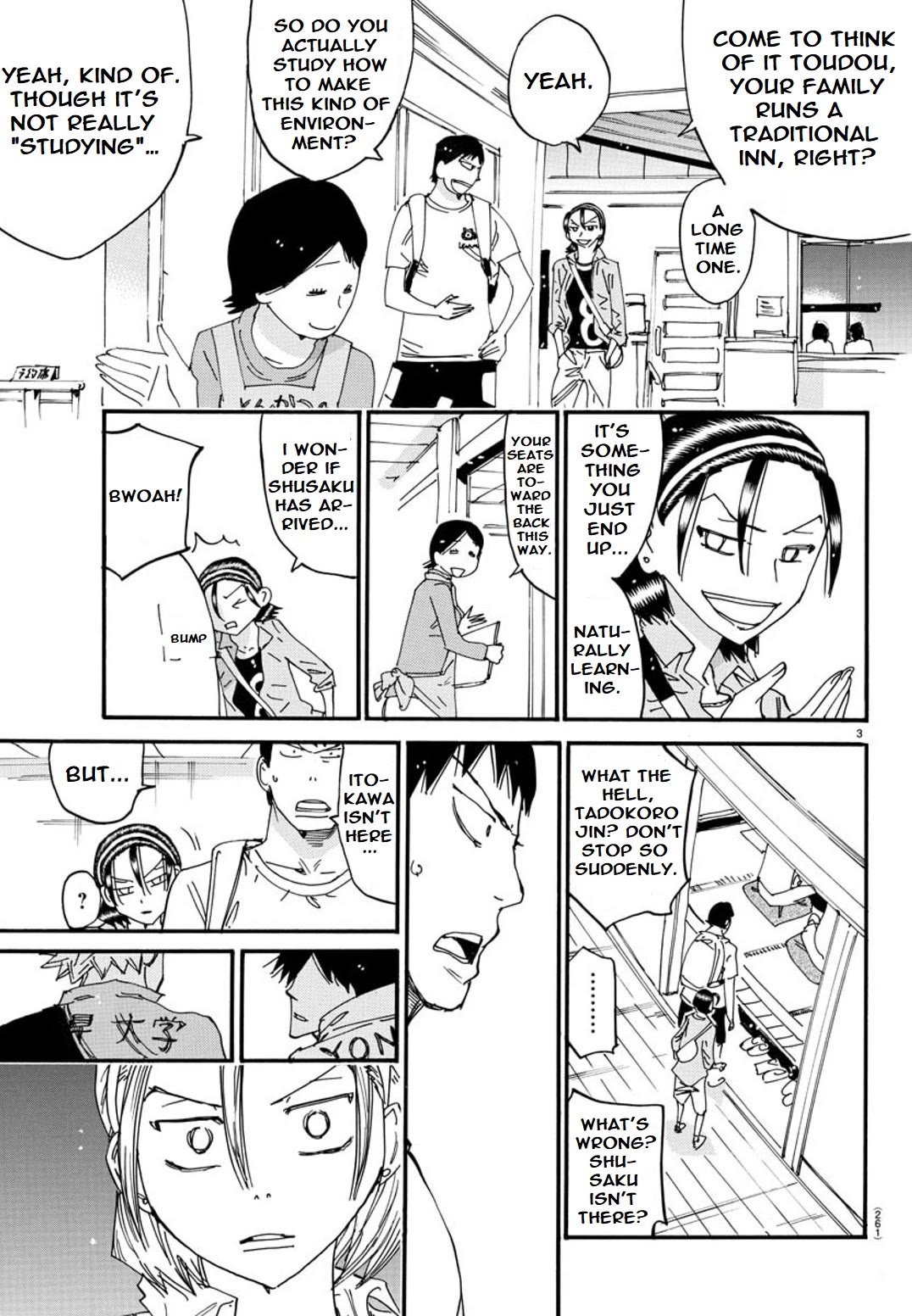 Yowamushi Pedal - Spare Bike Chapter 122 page 4 - Chapter 122: Eating House 2 "Tonkatsu"