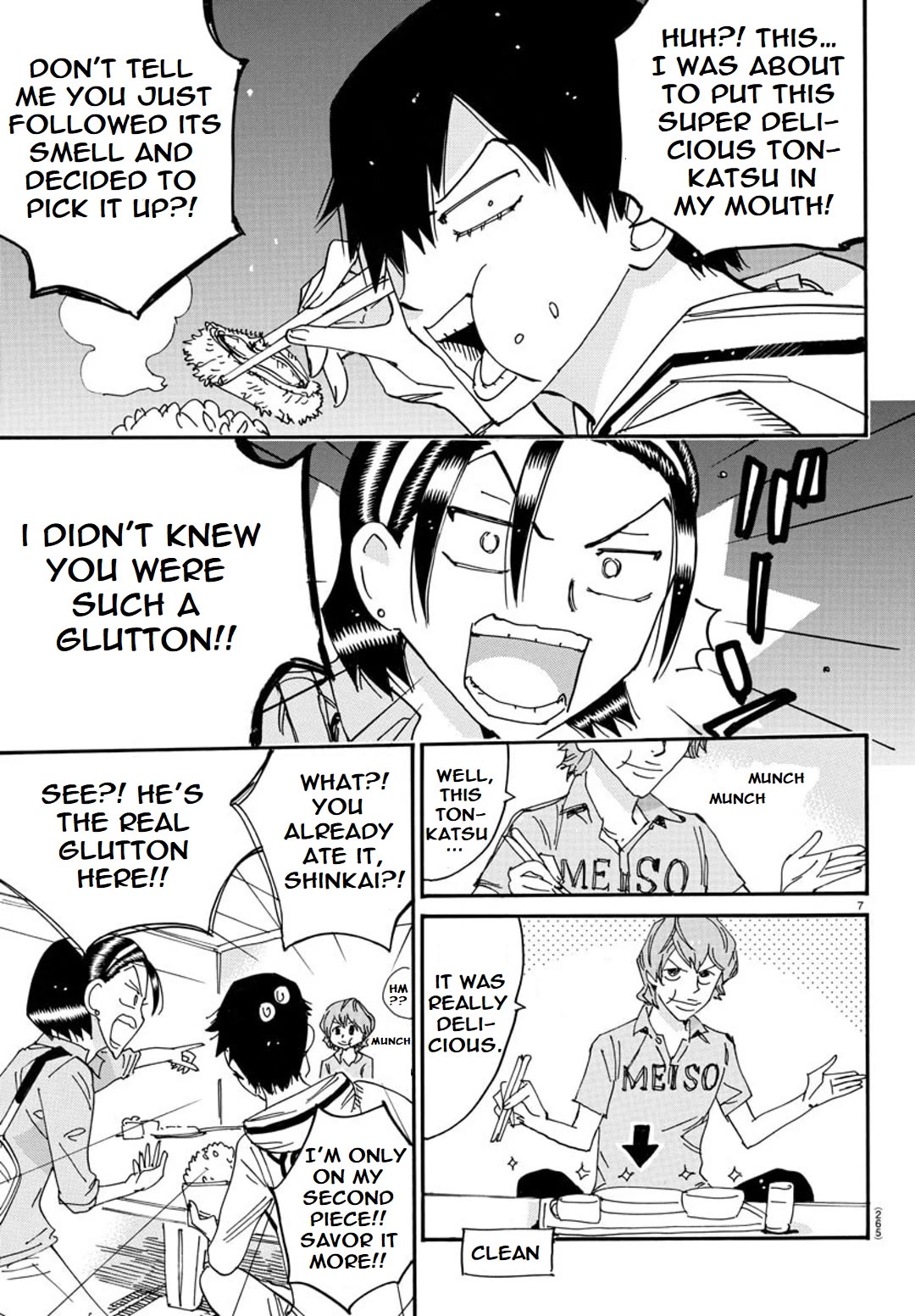 Yowamushi Pedal - Spare Bike Chapter 122 page 7 - Chapter 122: Eating House 2 "Tonkatsu"