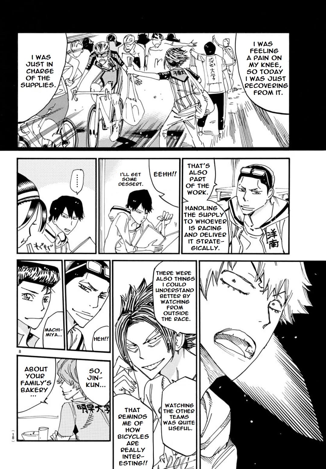 Yowamushi Pedal - Spare Bike Chapter 123 page 11 - Chapter 123: Eating House 3 "Feast"