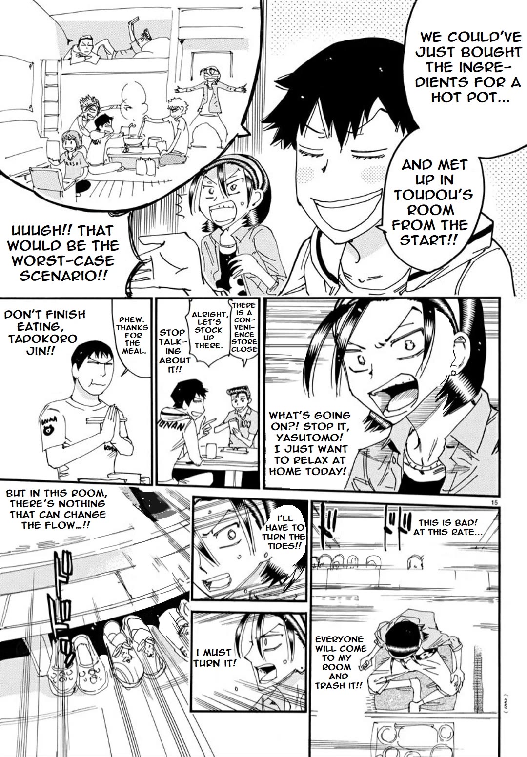 Yowamushi Pedal - Spare Bike Chapter 123 page 17 - Chapter 123: Eating House 3 "Feast"