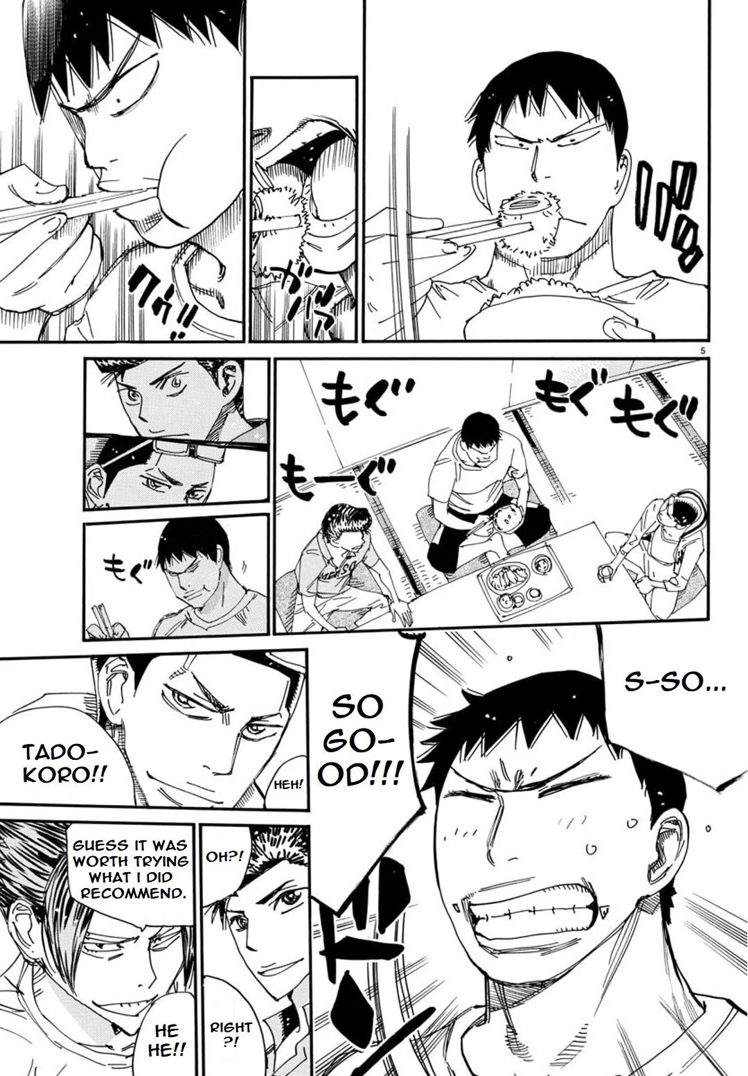 Yowamushi Pedal - Spare Bike Chapter 123 page 8 - Chapter 123: Eating House 3 "Feast"
