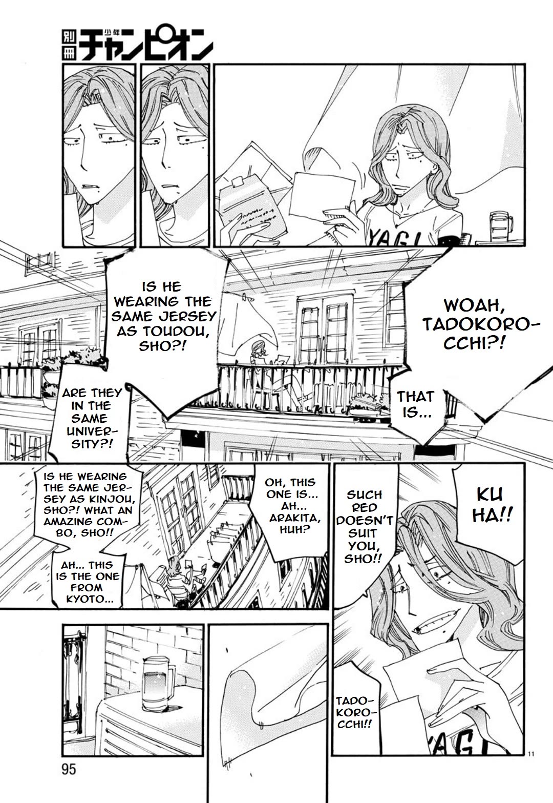 Yowamushi Pedal - Spare Bike Chapter 124 page 10 - Chapter 124: Makishima Yusuke 10 "MAIL"