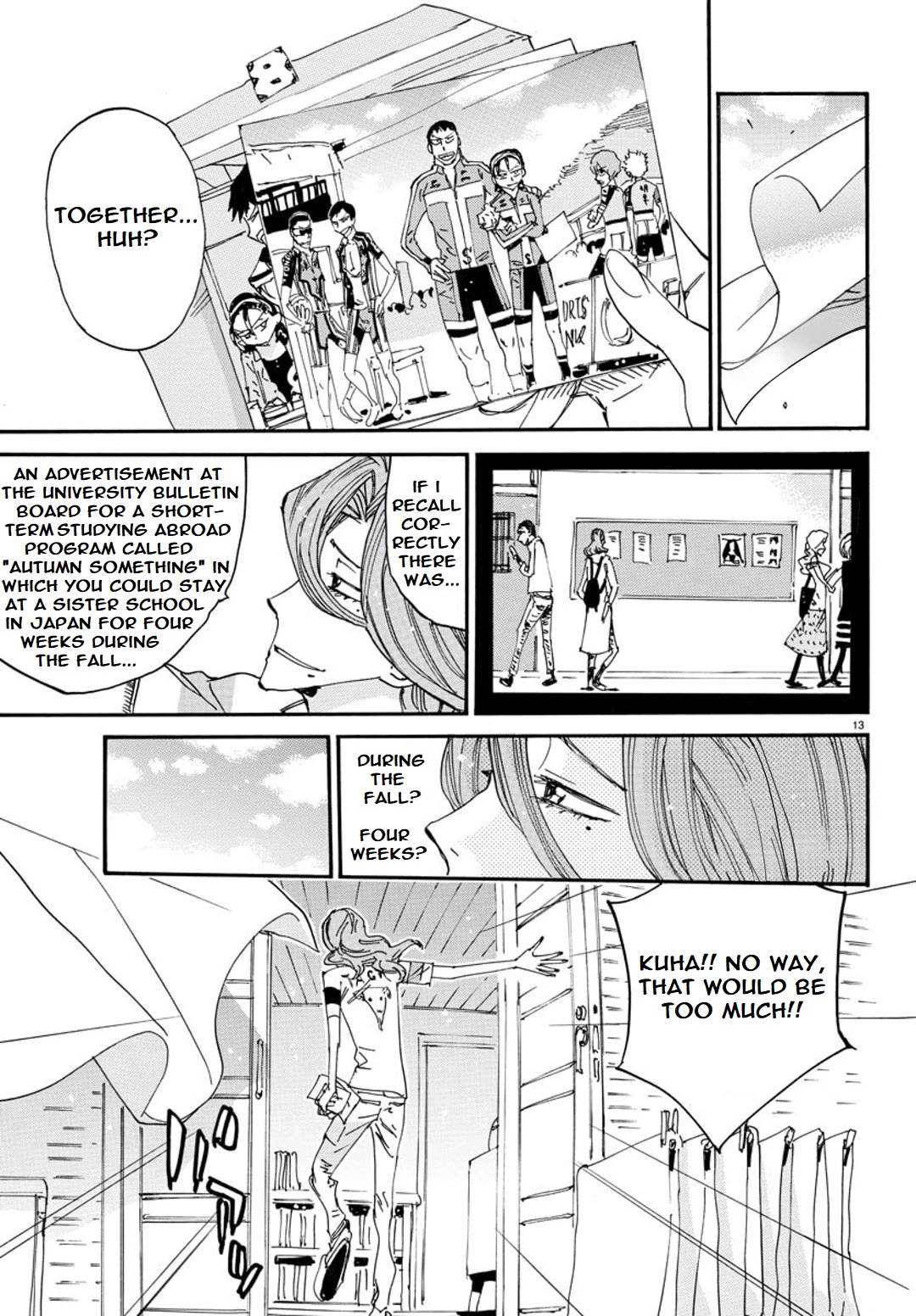 Yowamushi Pedal - Spare Bike Chapter 124 page 12 - Chapter 124: Makishima Yusuke 10 "MAIL"