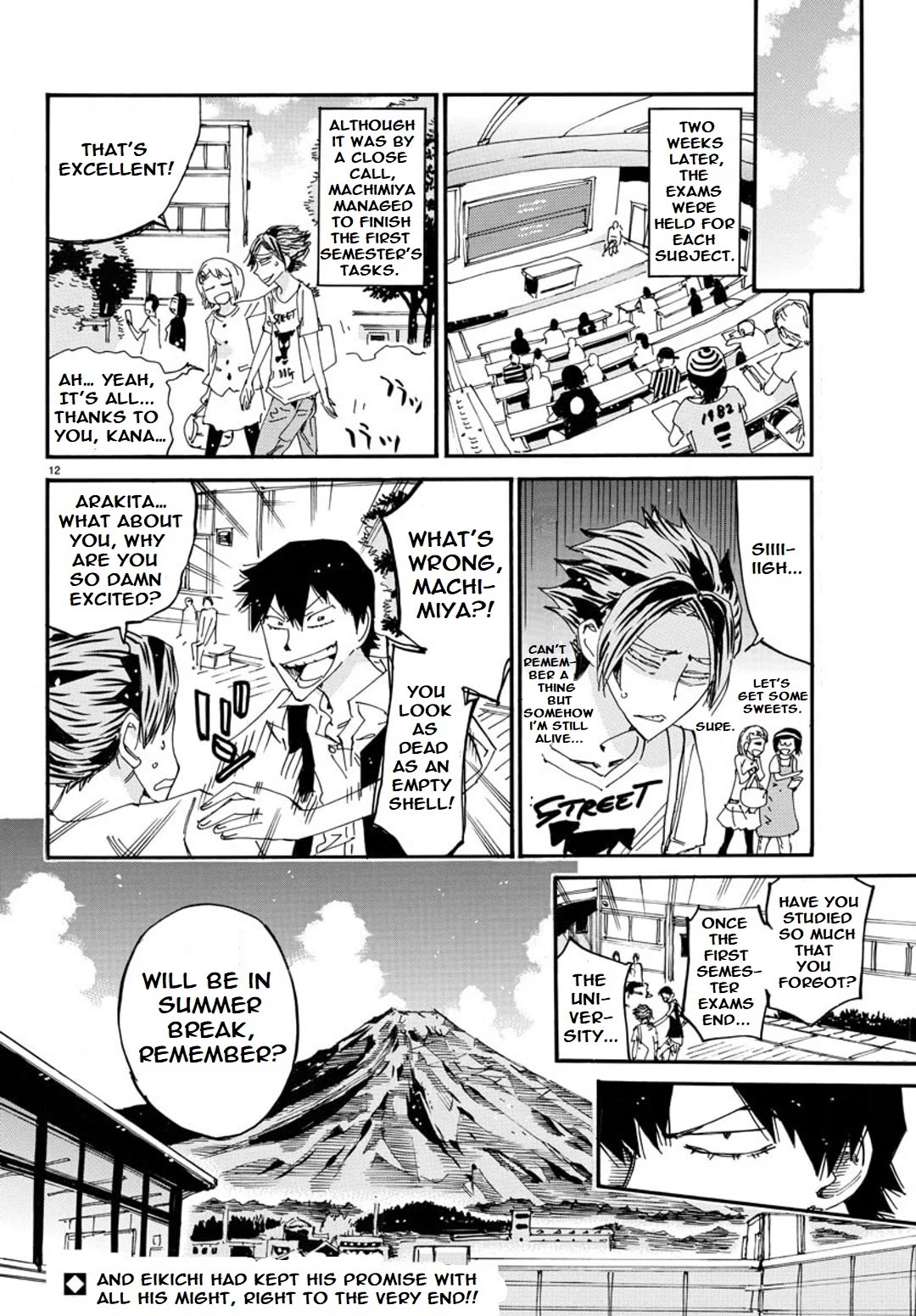 Yowamushi Pedal - Spare Bike Chapter 125 page 13 - Chapter 125: Wavering Eikichi-kun!